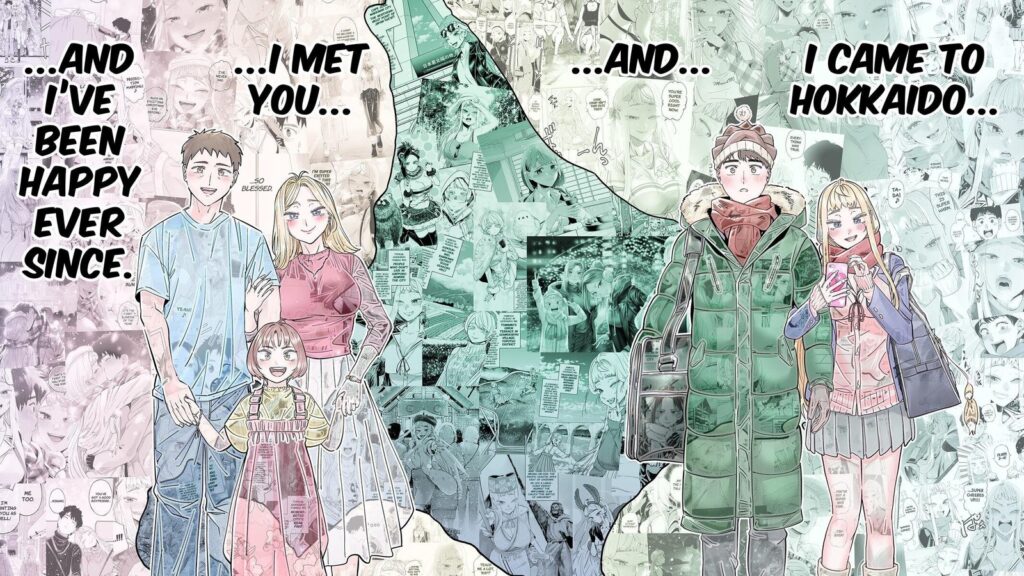 Color Manga Panel from Hokkaido Gals Are Super Adorable! Chapter 119